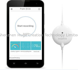 China 24 hours monitoring mini bluetooth ECG machine snapecg with phone control supplier
