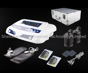 China Home Use Dual Detox Foot Spa with Massage Belts and Pads Carrying Aluminium Case 20V 6A supplier