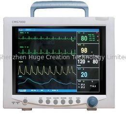 China Touch Screen 12.1 inches TFT LCD Cardiac Monitor CMS7000 Plus with 6 parameters for ICU supplier