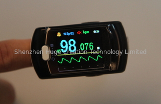 China Fingertip Pulse Oximeter Sensor With Rechargeable Li-Batteries supplier