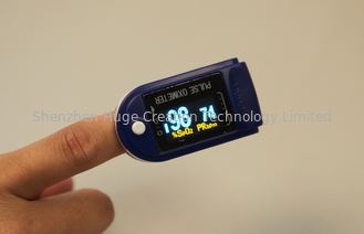 China Bluetooth Fingertip Pulse Oximeter , Dual-color OLED Display supplier