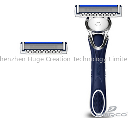 China SVA1000 Blue Color multi blade razor , shaving safety razor with Two Cartridges supplier