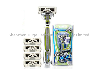 China Stylized Rubber Grip 6 Blades men razors SXA5000 with Sculpting Trimmer supplier