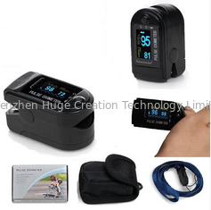 China Six Color Available Portable Fingertip Pulse Oximeter For Home Use supplier