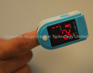 China Colorful Professional Finger Pulse Oximeter with LCD Display supplier