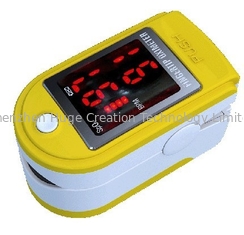 China Portable Yellow Fingertip Pulse Oximeter Readings for Adult supplier