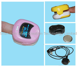 China Pediatric Pink Fingertip Pulse Oximeter with LED Display FDA approved supplier
