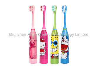 China Cartoon Pattern Children Electric Toothbrush with Double-sided Tooth Brush Heads supplier