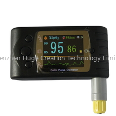 China Screen brightness black Fingertip Pulse Oximeter with Hand Held Pulse Oximeter supplier