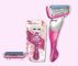 Pink Sixed baldes Stainless Steel razor blade shaving Shai 6 for Woman Use supplier