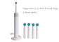 2 modes rechargeable vibration electric toothbrush, brush head compatablity with brand IPX7 waterproof supplier