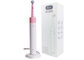 Rotary oscillating compatibility Oral toothbrush B electric toothbrush pink and gray color supplier