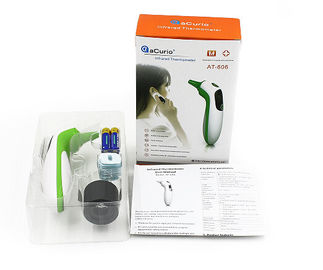 China 9 sets of storage data LCD display unique mini ear thermometer TT-606 distributor