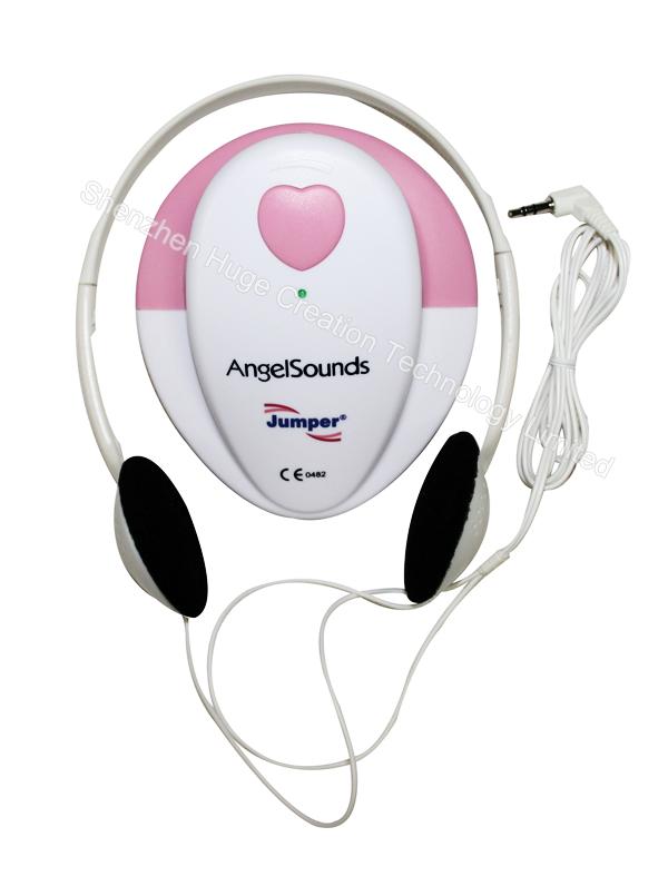 Angelsounds Portable Pocket Fetal Doppler Effective With Pink Cute Color JPD-100S