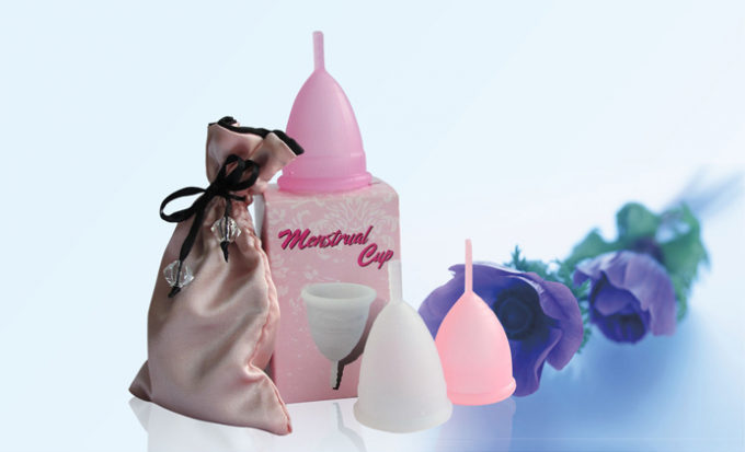 20Ml Reusable Silicone Soft Menstrual Period Cup S -1801 Pink / White / Purple