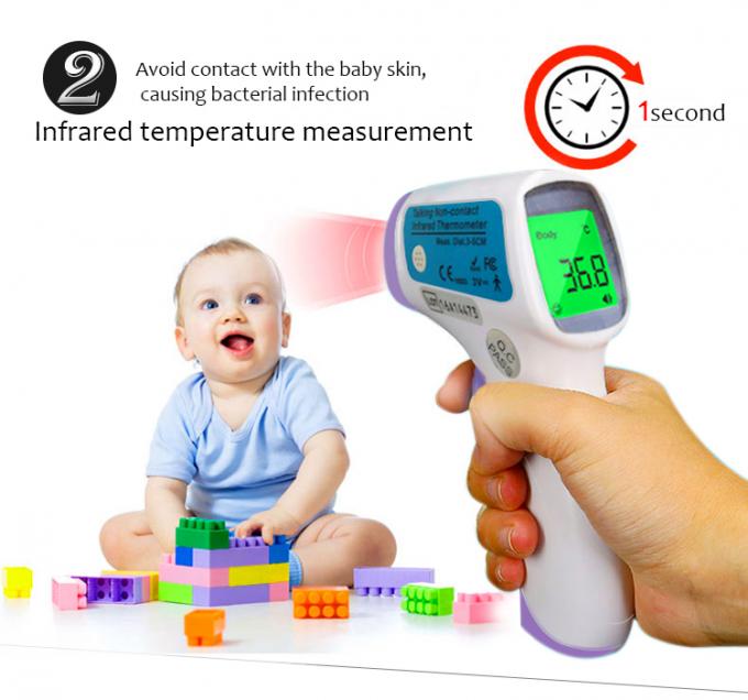 Babies Handheld Digital Infrared Thermometer Non Contact Multi Purpose