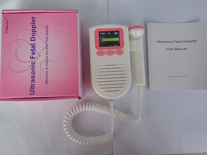 2Mhz Probe FD -03 Pocket Fetal Doppler Prenatal Heart Monitor Color LCD Display