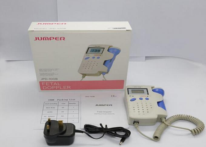 Jumper Handheld Pocket Digital Fetal Doppler JPD-100B 2.5MHz Home Use Baby Heart Rate Detector Monitor with Rechargeable