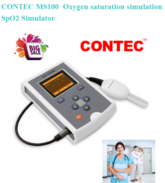 CONTEC MS100 SpO2 Simulator Patient Oximeter Simulator with DC Power