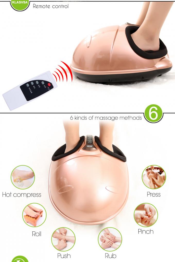 Foot Massager Far Infrared Heating Kneading Air Compression Reflexology Massage Device Home Relaxation