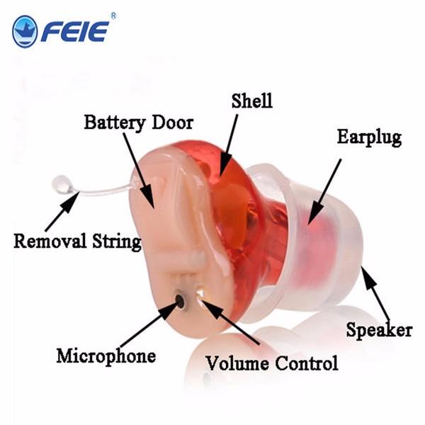 Invisible in The Ear Canal Hearing Aids for Deaf Adults Children S-16A Hearing Aids