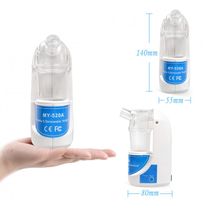Two Airflow Control Medical Handheld Mini Ultrasonic Nebulizer for Children Adult with Two Mask