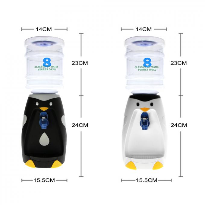 2.5 Liters Miniature Penguin Water Dispenser Mini Water Drink Dispenser 8 Glasses Cartoon Drinking Drinkware Cups