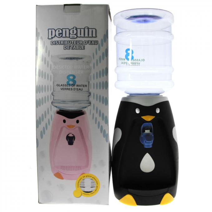 2.5 Liters Miniature Penguin Water Dispenser Mini Water Drink Dispenser 8 Glasses Cartoon Drinking Drinkware Cups