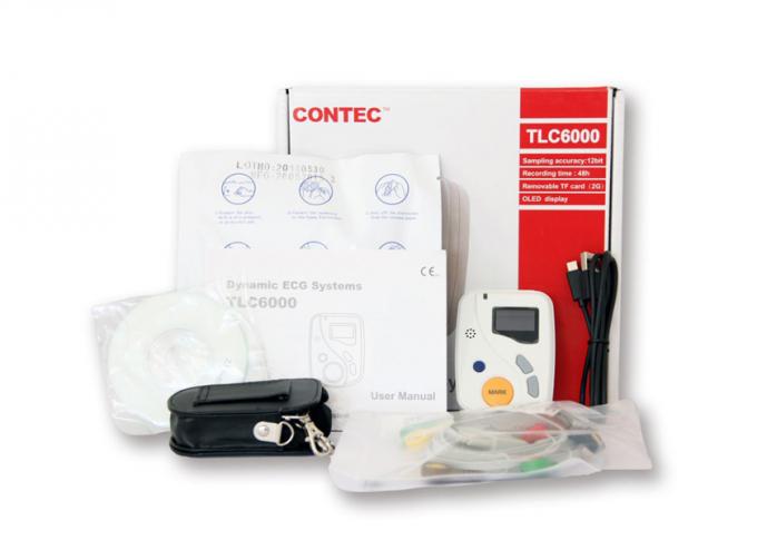 TLC6000 Dynamic ECG Systems 12 Lead ECG Holter Systems 48 Hours Recorder with Analysis Software