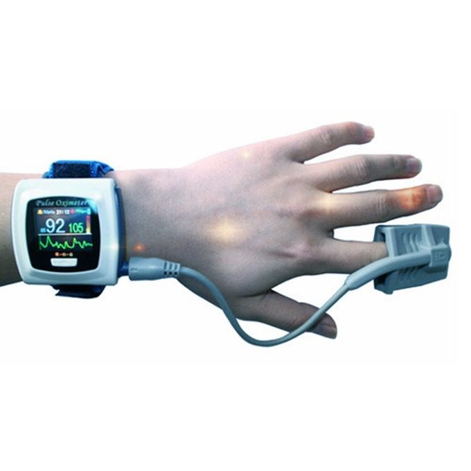 24 hours monitoring wrist pulse oximeter AH-50F with SPO2 probe