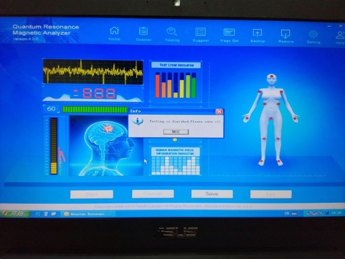 Latest generation Quantum Magnetic Resonance Health Analyzer with CE approved