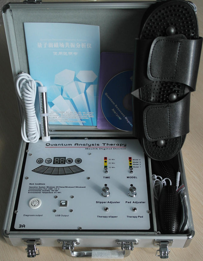 4 massage mode Quantum Analysis Therapy Machine with Slipper and Pads
