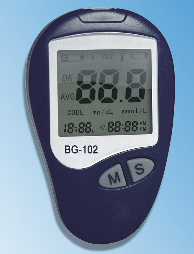 CE Blood Sugar Test Meter With Strips Fresh Capillary Whole Blood