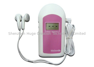 China 10 - 12 Weeks Pocket Fetal Doppler Sound B For Baby Heartbeat supplier