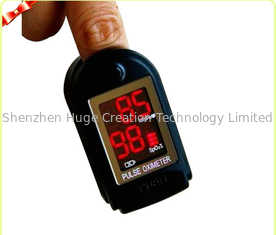 China Black Mini Fingertip Pulse Oximeters for Oxygen Bar CE supplier