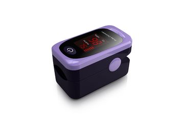 Purple Yellow color LED display Automatically power off  fingertip pulse oximeter TT-304 supplier