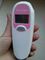 Mini size portable pink color pregnancy baby heart monitor, pocket fetal doppler supplier