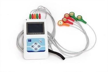 OLED Display TLC9803 Portable Patient Monitor 3 Channel Dynamic ECG Holter PC English Software supplier