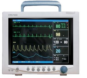 Touch Screen 12.1 inches TFT LCD Cardiac Monitor CMS7000 Plus with 6 parameters for ICU supplier