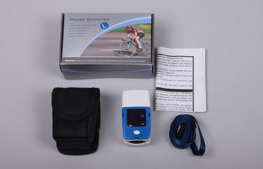 Handheld Fingertip Oxygen Pulse Oximeter For Family , Hospital supplier