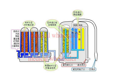 Lcd Display Electrolysis Alkaline Water Ionizer Equipment supplier