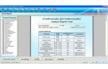 38 Reports Quantum Therapy Machine , Different Language quantum magnetic health analyser AH -Q5 supplier