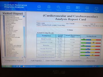 Body Composition Quantum Magnetic Resonance Health Analyzer Small supplier