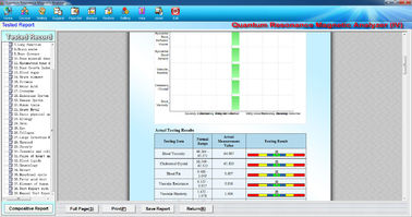 4th Generation Quantum Bio-Electric Body Analyzer , Ce Approval supplier