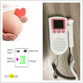 Pocket Prenatal Heart monitor Fetal Doppler BABY Heartbeat pink 2.0 MHz supplier