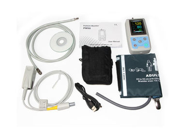 24 hour Automatic Ambulatory NIBP Multifunctional blood pressure monitor  PM50 with SPO2 probe supplier