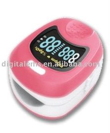 SpO2 Small Fingertip Pulse Oximeters Pink for Children AH - 50QB supplier