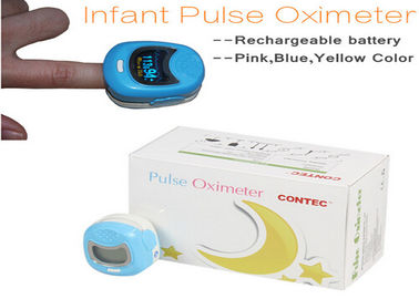 OLED Display Blue/Pink/Yellow Fingertip Pulse Oximeter For Kids supplier