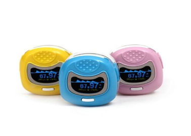 OLED Display Blue/Pink/Yellow Fingertip Pulse Oximeter For Kids supplier