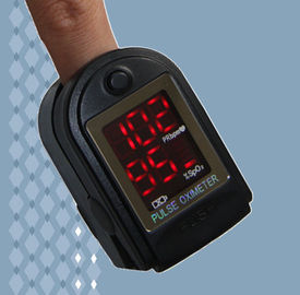 Yellow Child Finger Tip Pulse Oximeter Readings with SpO2 Display supplier